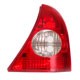 Lanterna traseira principal - TYC - Renault Clio Hatch Authentique 1.6 16V Hi-Flex 2P de 2004 at 2006 - Clio hatch 2003 at 2012 - bicolor - lado do passageiro - cada (unidade) - 511488