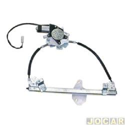 Mquina de vidro - <b>Renault Sandero Expression GT Line 1.6 16V Hi-Flex de 2010 at 2011</b> - Sandero 2007 at 2014 - eltrica com motor - traseira - lado do motorista - cada (unidade)