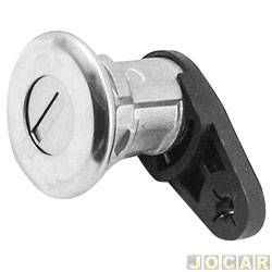 Cilindro da chave da porta - <b>Renault Logan Expression 1.6 8V Hi-Torque Flex de 2007 at 2013</b> - Logan 2007 at 2013 - com chave - lado do passageiro - cada (unidade)
