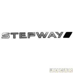 Letreiro - alternativo - <b>Renault Sandero Stepway 1.6 16V Hi-Flex de 2008 at 2011</b> - Sandero 2008 at 2011 - Stepway - adesivo - lateral - cada (unidade)