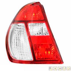 Lanterna traseira principal - TYC - <b>Renault Clio Sedan Expression 1.0 16V Hi-Flex de 2005 at 2009</b> - Clio sedan 2005 at 2009 - lado do motorista - cada (unidade) - 511487