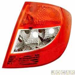 Lanterna traseira principal - TYC - <b>Renault Symbol Expression Connect 1.6 8V Hi-Torque flex de 2010 at 2011</b> - Symbol 2009 at 2012 - lado do passageiro - cada (unidade) - 511542