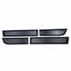 Friso lateral - Renault Duster Expression 4X2 1.6 16V SCe Flex 4P de 2016 at 2020 - Duster 2011 at 2020 - sem nome - autoadesivo - preto - jogo