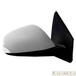 Retrovisor externo - importado - Renault Fluence Expression 1.6 16V cmbio manual Hi-Flex 4P de 2010 at 2014 - Fluence 2010 at 2014 - eltrico - com pisca - para pintar - lado do passageiro - cada (unidade) - VM6141EHPR