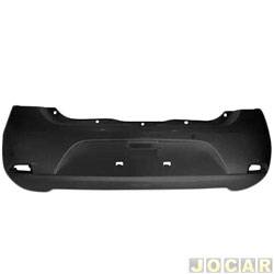 Para-choque traseiro - Tong Yang - <b>Renault Sandero Expression 1.6 8V Hi-Power cmbio EasyR  de 2014 at 2016</b> - Sandero 2014 at 2016 - sem sensor - liso - para pintar - cada (unidade) - 24865