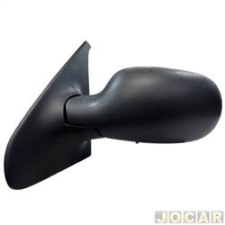 Retrovisor externo - SPJ - <b>Renault Clio Hatch Expression 1.6 16V Hi-Flex 4P de 2004 at 2008</b> - Clio 1999 at 2012 - eltrico - preto - lado do motorista - cada (unidade) - EB046
