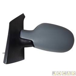 Retrovisor externo - importado - <b>Renault Mgane Scnic RT 2.0 8V de 1999 at 2000</b> - Scenic 1999 at 2011 - eltrico - para pintar - lado do motorista - cada (unidade) - 512054