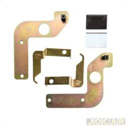 Suporte da trava eltrica - Dial - <b>Renault Clio Hatch Authentique 1.0 16V Hi-Power Flex 2P de 2012 at 2016</b> - Clio 2003 at 2012 - 2 portas - jogo - LRN32