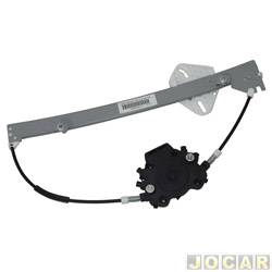 Mquina de vidro - <b>Renault Clio Hatch Expression 1.6 16V Hi-Flex 4P de 2004 at 2008</b> - Clio 1999 at 2012 - 4 portas - eltrica para motor Mabuchi - traseira - lado do motorista - cada (unidade)