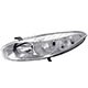 Farol principal - TYC - Renault Fluence Expression 1.6 16V cmbio manual Hi-Flex 4P de 2010 at 2014 - Fluence 2010 at 2014 - eltrico cromado - com motor sem projetor - lado do motorista - cada (unidade) - 25111