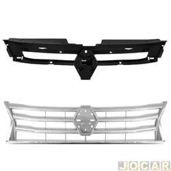 Grade dianteira - alternativo - Fipparts (Retrovex) - <b>Renault Duster Expression 4X2 1.6 16V Hi-Flex 4P de 2011 at 2015</b> - Duster 2011 at 2015 - interna/externa - completa - cada (unidade) - 16048