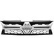 Grade dianteira - alternativo - Fipparts (Retrovex) - Renault Duster Expression 4X2 1.6 16V SCe Flex 4P de 2016 at 2020 - Duster 2015 at 2020 - interna/externa - completa - preto e cromado - cada (unidade) - 16053