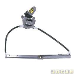 Mquina de vidro - <b>Renault Mgane Hatch Expression 1.6 16V de 2004 at 2005</b> - Mgane 1998 at 2006 - eltrica - com motor - dianteira - lado do passageiro - cada (unidade)