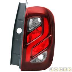 Lanterna traseira principal - TYC - Renault Duster Expression 4X2 1.6 16V SCe Flex 4P de 2016 at 2020 - Duster 2015 at 2020 - com LED - lado do passageiro - cada (unidade) - 24716