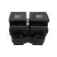Interruptor do vidro - alternativo - Renault Sandero Stepway Rip Curl 1.6 8V Hi-Power de 2015 at 2016 - Logan/Sandero/Duster 2015 at 2020 - duplo - base azul - 6 PINOS - cada (unidade)