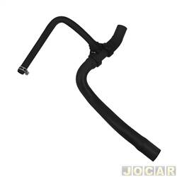 Mangueira do radiador - Jahu - <b>Renault Logan Expression 1.6 8V Hi-Torque Flex de 2007 at 2013</b> - Logan/Sandero 1.6 8V 2007 at 2013 - inferior - cada (unidade) - 21025-9