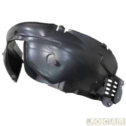 Para-barro do para-lama dianteiro - Riverplast - <b>Renault Sandero Stepway Rip Curl 1.6 8V Hi-Power de 2015 at 2016</b> - Sandero 2014 at 2019 - Logan 2013 em diante - preto - lado do motorista - cada (unidade) - 1721