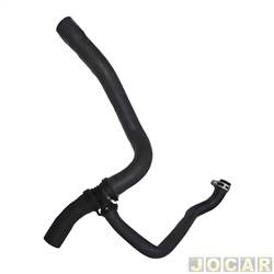 Mangueira do radiador - Jahu - <b>Renault Logan Expression 1.6 8V Hi-Torque Flex de 2007 at 2013</b> - Logan/Sandero 1.6 8V 2007 at 2013 - motor K7M - inferior - cada (unidade) - 52115-7