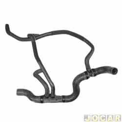 Mangueira do radiador - Jahu - <b>Renault Master Minibus Standard 16 lugares L2H2 2.3dCi 16V 3P de 2013 em diante</b> - Master 2.3 2013 em diante - para modelos com cmbio mecnico - qualidade original - inferior - cada (unidade) - 52123-2