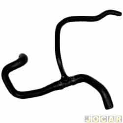 Mangueira do radiador - Jahu - <b>Renault Duster Expression 4X2 1.6 16V SCe Flex 4P de 2016 at 2020</b> - Duster 1.6 2011 em diante - qualidade original - inferior - cada (unidade) - 52124-9