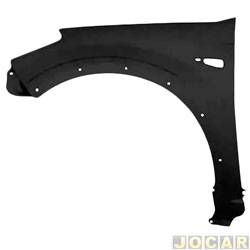 Para-lama dianteiro - importado - <b>Renault Sandero Stepway Rip Curl 1.6 16V Hi-Flex de 2012 at 2014</b> - Sandero Stepway 2008 at 2014 - para pintar - lado do motorista - cada (unidade) - 20965