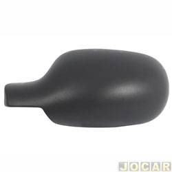 Capa do retrovisor - importado - Renault Clio Hatch Dynamique 1.6 16V Hi-Flex 2P de 2004 at 2006 - Clio 1999 at 2012 - Mgane Scnic 1999 at 2011 - para pintar - lado do motorista - cada (unidade) - 24095