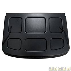 Tampão do porta-malas - Carbag - Captur 2017 em diante - plástico ABS texturizado - preto - cada (unidade) - TC-06.01