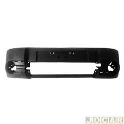 Para-choque dianteiro - importado - <b>Renault Kangoo Express 1.6 16V Hi-Flex com porta lateral de 2010 at 2014</b> - Kangoo 2009 at 2014 - preto - cada (unidade) - 23949