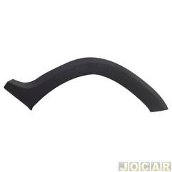 Moldura do para-lama - importado - <b>Renault Duster Expression 4X2 1.6 16V Hi-Flex 4P de 2011 at 2013</b> - Duster 2011 at 2013 - traseira (maior) - preta - lado do passageiro - cada (unidade) - 25724