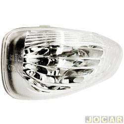 Lanterna do pisca do retrovisor externo - importado - <b>Renault Master Minibus Standard 16 lugares L2H2 2.3dCi 16V 3P de 2013 em diante</b> - Master 2013 em diante - cpula cristal - lado do passageiro - cada (unidade) - 26164