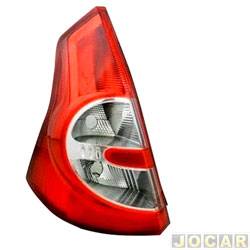 Lanterna traseira principal - importado - <b>Renault Sandero Expression GT Line 1.6 16V Hi-Flex de 2010 at 2011</b> - Sandero 2008 at 2011 - bicolor - lado do motorista - cada (unidade) - 26185