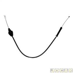 Cabo do acelerador - IKS - <b>Renault Clio Hatch Expression 1.0 8V gasolina 4P de 2003 at 2006</b> - Clio 1.0 8V 1999 at 2008 - 685mm - cada (unidade) - 7161