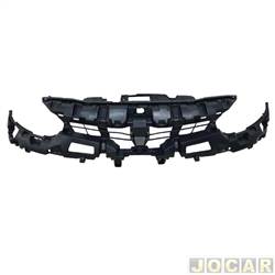 Grade dianteira - importado - <b>Renault Fluence Dynamique 2.0 16V CVT Hi-Flex 4P de 2014 at 2018</b> - Fluence 2014 at 2018 - interna - preta - cada (unidade) - 23951