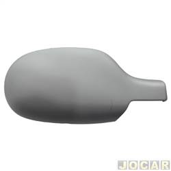 Capa do retrovisor - SPJ - <b>Renault Mgane Hatch Expression 1.6 16V de 2004 at 2005</b> - Mgane hatch/sedan 1998 at 2006 - para pintar - lado do passageiro - cada (unidade) - EB232