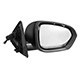 Retrovisor externo - importado - Renault Duster Intense 1.6 16V SCe CVT X-Tronic Flex 4P de 2020 em diante - Duster 2021 em diante - com controle manual e sensor de temperatura - preto - lado do passageiro - cada (unidade) - 31750