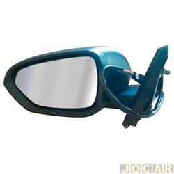 Retrovisor externo - importado - <b>Renault Duster Intense 1.6 16V SCe CVT X-Tronic Flex 4P de 2020 em diante</b> - Duster 2021 em diante - eltrico com aquecedor - preto - lado do motorista - cada (unidade) - 31753