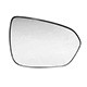Lente do retrovisor com base - importado - Duster 2021 em diante - com aquecimento - lado do passageiro - cada (unidade) - 31760