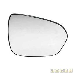 Lente do retrovisor com base - importado - Duster 2021 em diante - com aquecimento e ponto cego - lado do passageiro - cada (unidade) - 31762