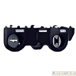 Suporte da ponta lateral do para-choque - importado - <b>Renault Kwid Intense 1.0 12V SCe Flex 4P de 2017 at 2021</b> - Kwid 2017 at 2021 - dianteiro - superior - lado do passageiro - cada (unidade) - 33110