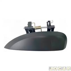 Maaneta externa da porta - Atemis - <b>Renault Kwid Ionic 1.0 12V SCe Flex 4P de 2017 at 2018</b> - Kwid - dianteira e traseira - lado do motorista - cada (unidade) - 10237