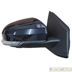 Retrovisor externo - Metagal - <b>Renault Kardian Tecno 1.0 Turbo EDC Flex de 2024 em diante</b> - Kardian 2024 em diante - eltrico com pisca sensor temperatura - para pintar - lado do passageiro - cada (unidade) - RNACH2CE