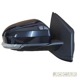 Retrovisor externo - Metagal - <b>Renault Kardian Tecno 1.0 Turbo EDC Flex de 2024 em diante</b> - Kardian 2024 em diante - eltrico com pisca sensor temperatura + ponto cego + camera - para pintar - lado do passageiro - cada (unidade) - RNACH4CE