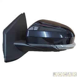 Retrovisor externo - Metagal - <b>Renault Kardian Tecno 1.0 Turbo EDC Flex de 2024 em diante</b> - Kardian 2024 em diante - eltrico com pisca + ponto cego + camera - para pintar - lado do motorista - cada (unidade) - RNACH5CE