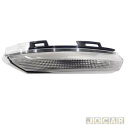 Lanterna do pisca do retrovisor externo - Metagal - <b>Renault Kardian Tecno 1.0 Turbo EDC Flex de 2024 em diante</b> - Kardian 2024 em diante - lado do motorista - cada (unidade) - RS30A3595