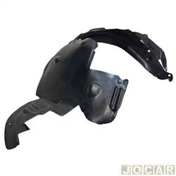 Para-barro do para-lama dianteiro - alternativo - Tong Yang - <b>Renault Clio Hatch Dynamique 1.6 16V Hi-Flex 2P de 2004 at 2006</b> - Clio 2003 at 2012 - inteiro - preto - lado do passageiro - cada (unidade) - 21728
