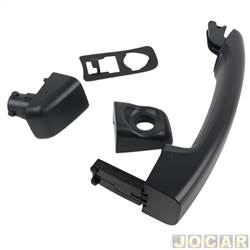Maaneta externa da porta - Drivetec - <b>Renault Master Minibus Standard 16 lugares L2H2 2.3dCi 16V 3P de 2013 em diante</b> - Master 2013 em diante - dianteira - lado do passageiro/motorista - cada (unidade) - 73893