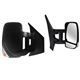 Retrovisor externo - importado - Renault Master Minibus Escolar 20 lugares L2H2 2.3dCi 16V 3P de 2013 em diante - Master 2013 em diante - eltrico - com pisca - brao longo - 9 fios - preto - lado do passageiro - cada (unidade) - 32330