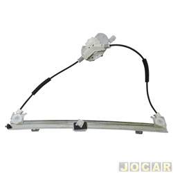 Mquina de vidro - Zinni & Guell - <b>Renault Clio Hatch Expression 1.0 16V Hi-Flex 2P de 2005 at 2007</b> - Clio 1999 at 2012 2 portas - manual - lado do motorista - cada (unidade) - R.7494E