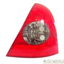 Lanterna traseira principal - alternativo - Fitam - <b>Renault Clio Hatch Expression 1.0 16V Hi-Flex 2P de 2005 at 2007</b> - Clio hatch 2003 at 2012 - importada - r fum - lado do passageiro - cada (unidade) - 32098-FD