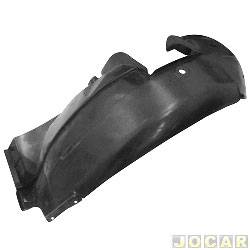 Para-barro do para-lama dianteiro - <b>Renault Logan Expression 1.0 16V Hi-Flex de 2007 at 2013</b> - Logan 2007 at 2013 - preto - lado do passageiro - cada (unidade)